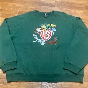Vintage Warner Bros. Crewneck Sweatshirt with Classic Characters